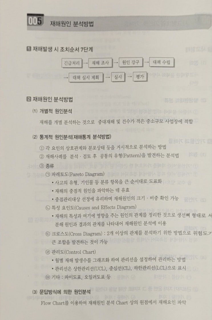 재해의 분석방법,재해통계 산출방법의 분류,재해분류와 근로손실일수 산정기준