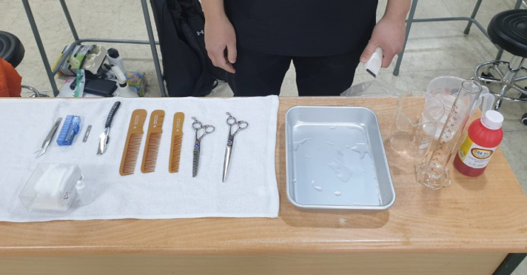  이용사자격증 국비지원되는 이용사실기학원 나레스트미용학원 청량리점