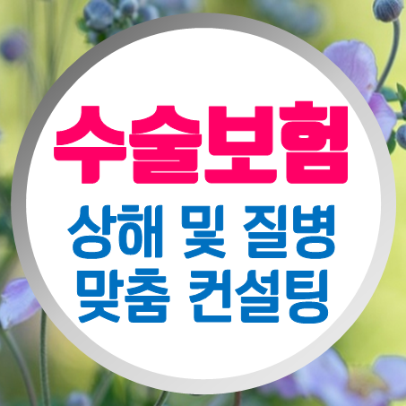  상해 및 질병수술비보험 가입 가격 2만 원대부터 준비