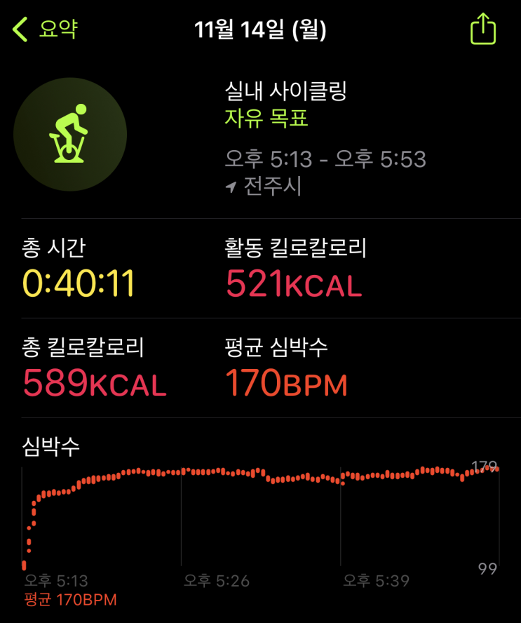 스피닝바이크를 1년간 타며 느낀 장단점