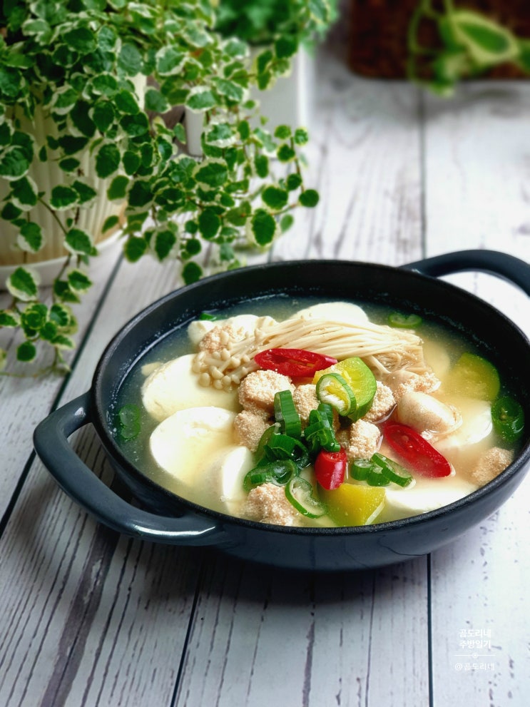  명란젓순두부찌개 끓이는법 맑은 순두부찌개 레시피 유통기한 칼로리