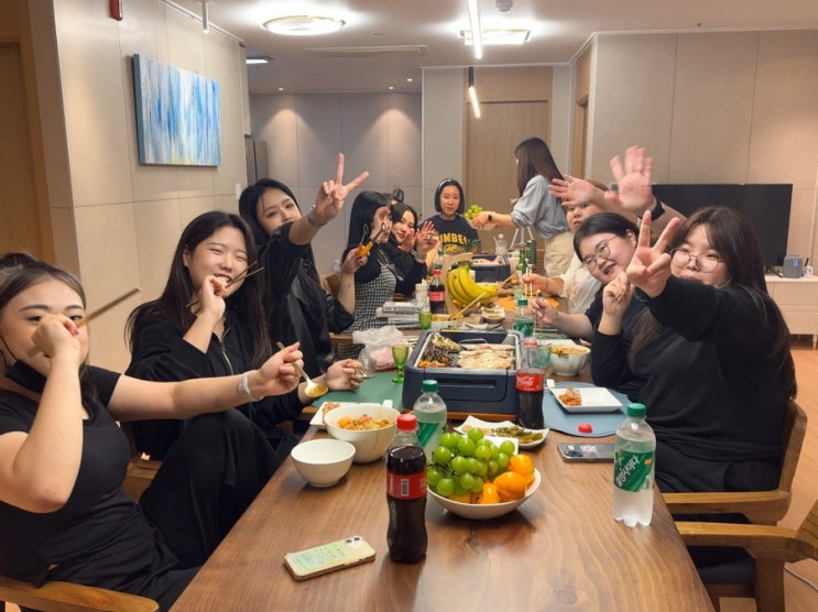  울산예다연 화이트점 YD힐링하우스 회식