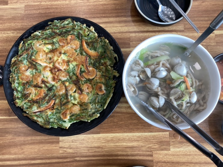  에버랜드 근처 전대리 맛집을 찾는다면? 밀명가!! 동죽칼국수 강추!!