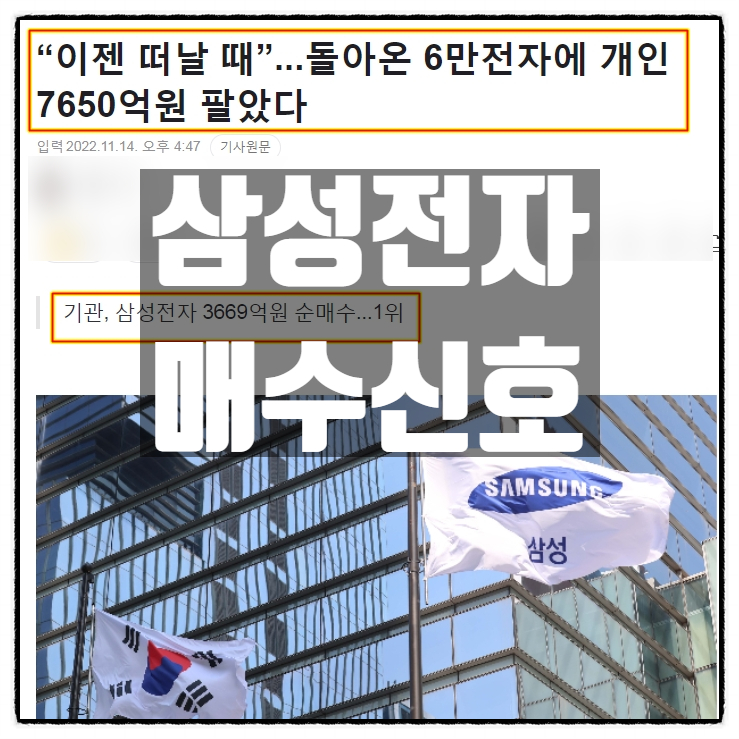  삼성전자 매수신호 6만전자 삼전사러 갑니다