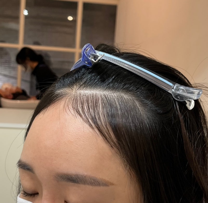 부산 전포동 서면 헤어살롱, 부산 브러싱 펌용 M자형 이마커버, '엉덩이머리, 이마라인 보정' _ 태희 얼굴형에 따른 다양한 브러싱! 6
