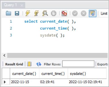  MySQL 날짜형 함수