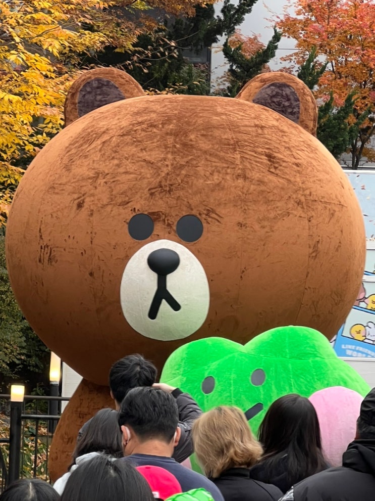  라인프렌즈 성수 팝업스토어 방문 후기 