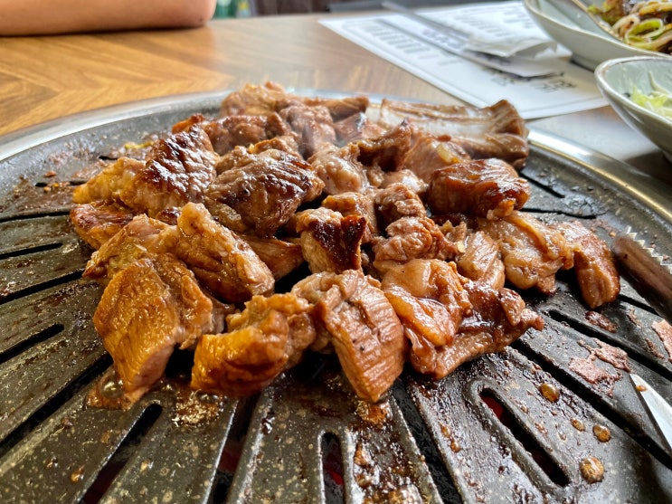 덕천동 점심 고랑식당 두툼한 양념돼지갈비 맛집