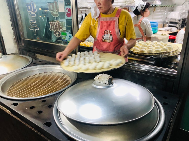 인천 부평 종로왕만두 부평로컬 찐빵 손만두맛집