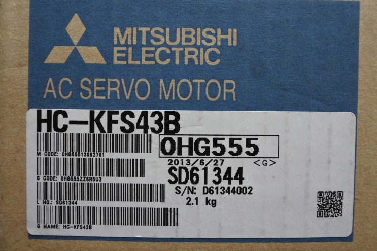 [판매중] 신품 미쯔비시 서보모터 HC-KFS43B 판매합니다.