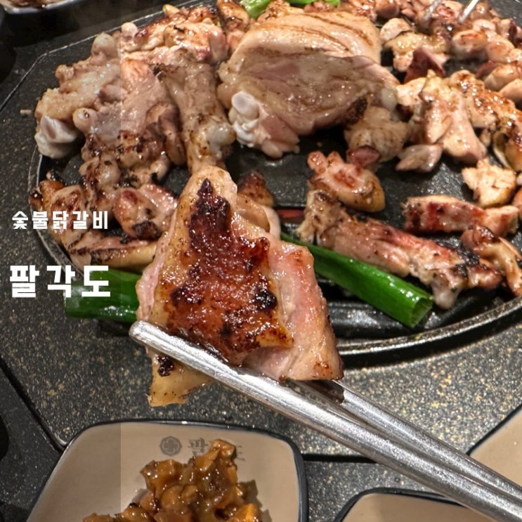  동탄 점심 숯불바베큐 닭갈비 볶음밥 팔각도