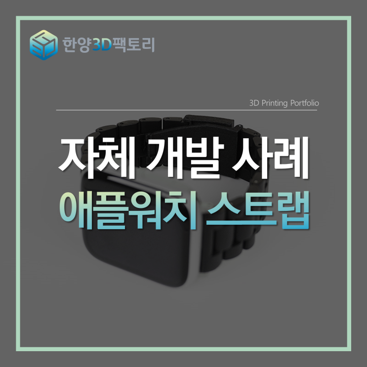  자체 개발 사례 - 애플워치 스트랩