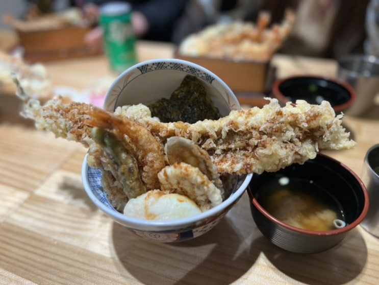  황리단길 맛집, 온센 경주점 아나고텐동 에비텐동 후기