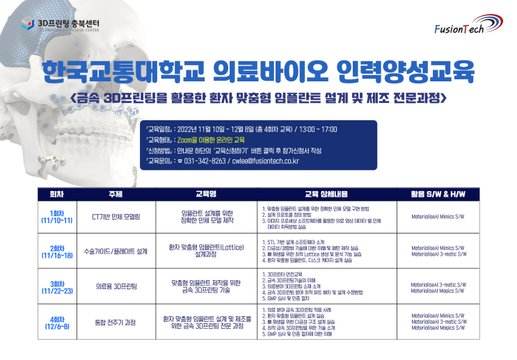  [온라인교육] 한국교통대학교 의료바이오 인력양성 교육