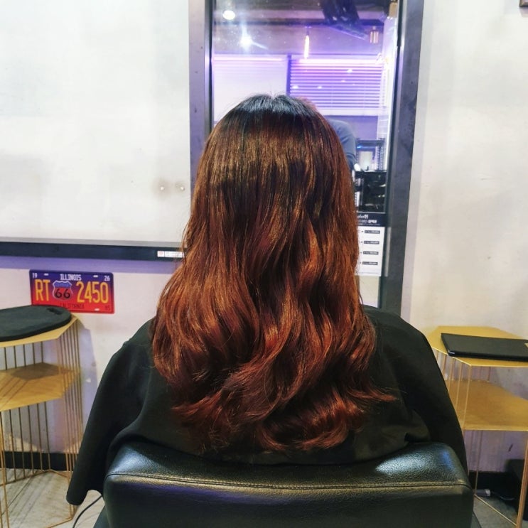  화곡역미용실 _ 플랜에이치 화곡점 중단발 아이롱펌 하고 왔어요 :)