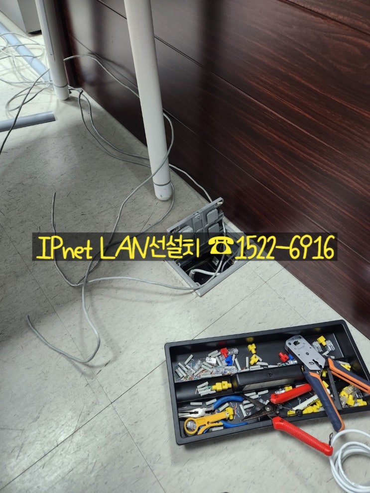  LAN선설치 광화문 부근 사무실 당일시공!