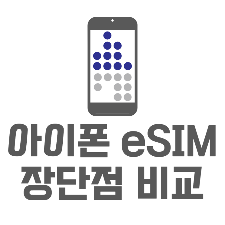 아이폰 eSIM 개통방법, 알뜰폰, 통신3사 장 단점은?