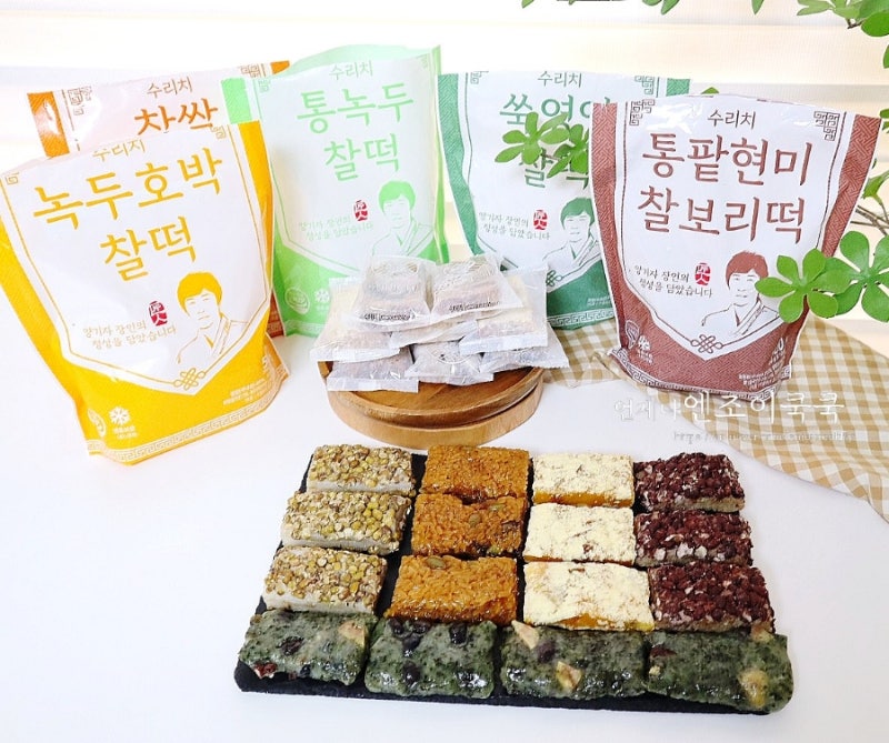 건강한간식 양기자 장인 수리치 국내산 찹쌀 영양떡 5종!수리취떡(약식,쑥찹쌀떡 등 골라먹는 재미까지) : 네이버 블로그