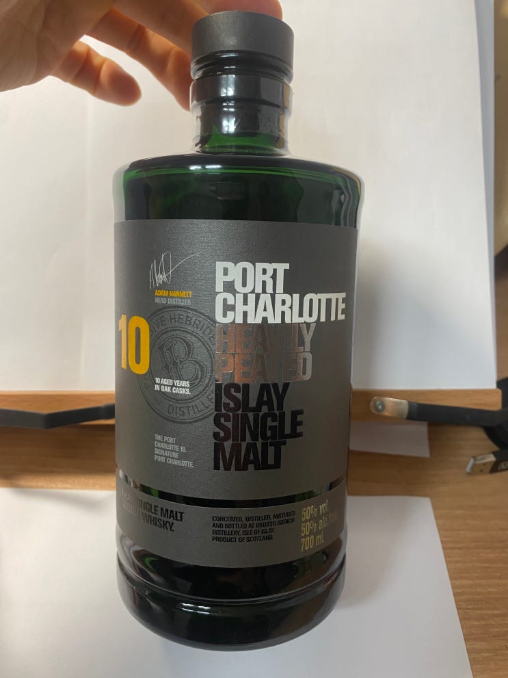  마신술 포트샬롯10년 (Port Charlotte 10y)