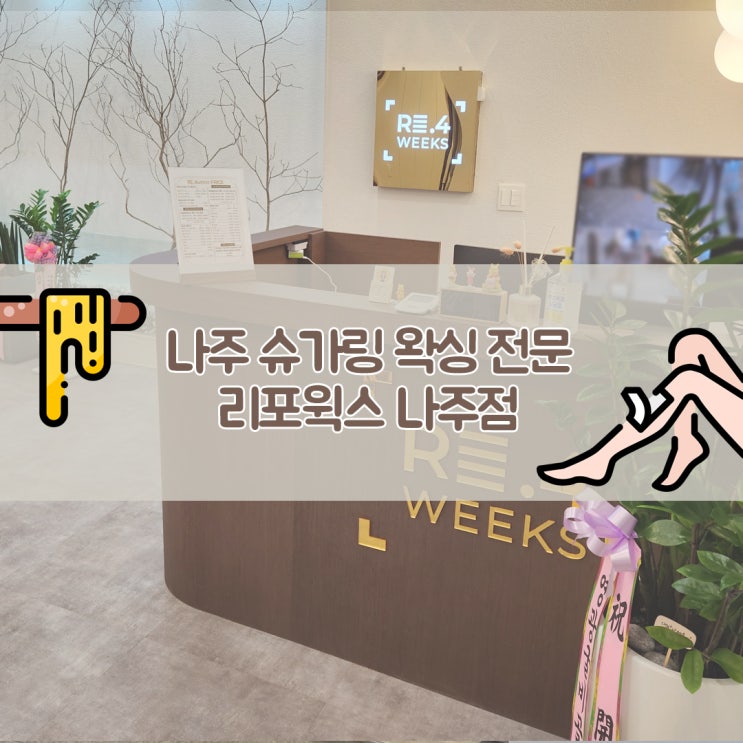  나주혁신도시 슈가링왁싱 리포윅스 나주혁신점 방문 후기