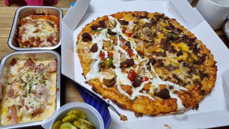  [철산 배달맛집] "도미노피자 -철산점" 브랜드 피자의 유혹!ㅎ