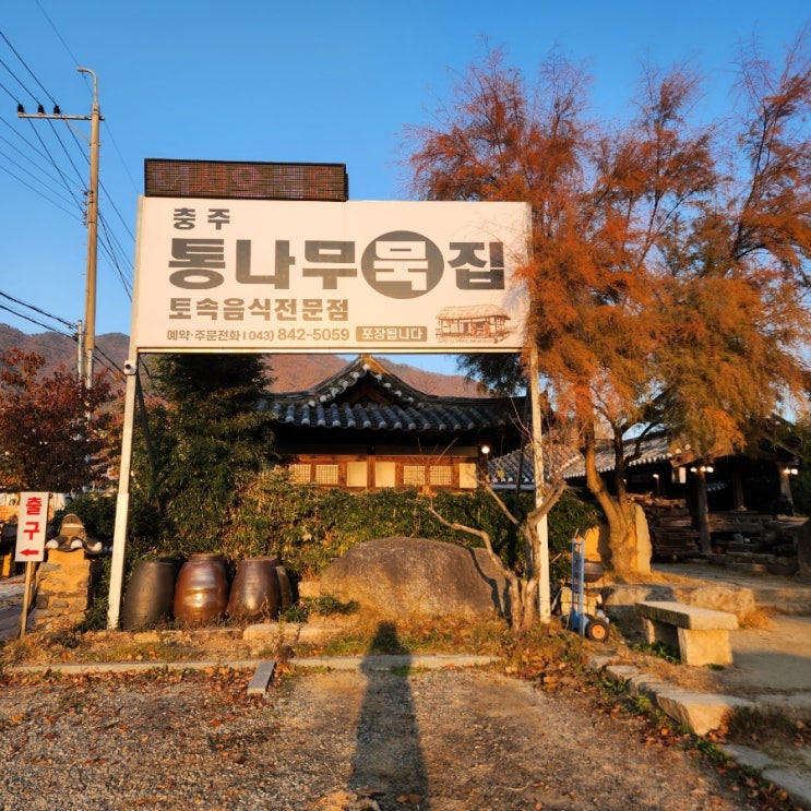  [충주맛집] 충주 통나무묵집 묵한사바리 ㅇㅋ?