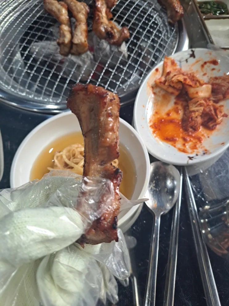 기본 반찬 김치부터 너무 맛있는 상동역 맛집 인생극장쪽갈비 부천상동점에서 쪽갈비데이트(가격, 메뉴, 후기)