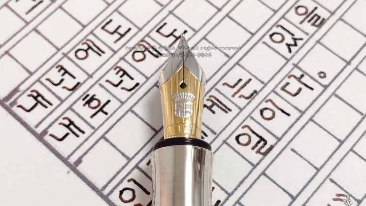  인간에게는 있을 수 없는 일 (ft. 그라폰 클래식 그레나딜라 EF닙 만년필 실제 사용 영상)