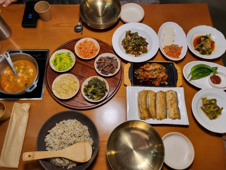  [영종도맛집]푸짐한 한상 만족했던 봄이보리밥 영종점
