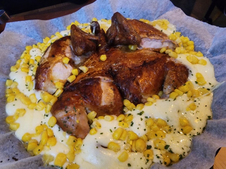  원주 맛집 누룽지통닭 찐맛집! 단계동 불타오르다