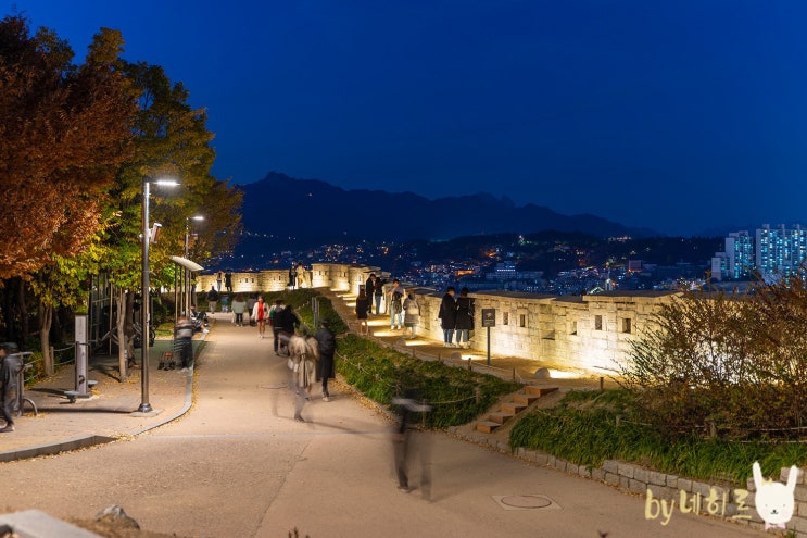 서울 낙산공원 야경과 일몰 한양도성순성길 산책