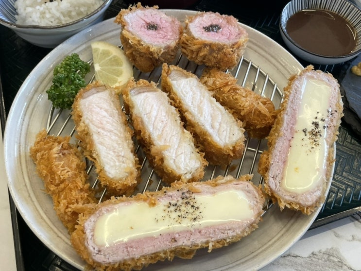  [삼백돈 돈가츠-천안 불당점] 부드럽고 육즙 장난 아님! 진짜 맛있는 불당동 돈가스 집 발견!!