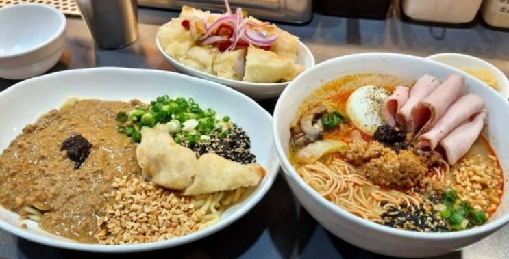  신촌 미쉐린가이드 탄탄면 맛집 정육면체