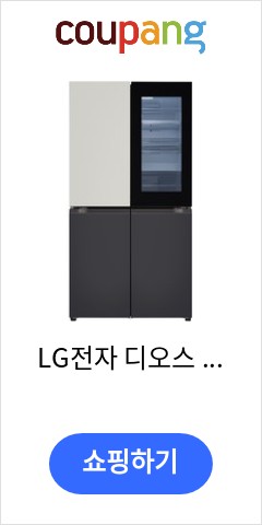  LG전자 디오스 오브제컬렉션 노크온 4도어 냉장고 T873MGB312 870L 방문설치, 그레이(상), 블랙(하) 이렇게 팔면 곧 품절될듯
