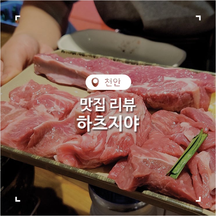  두정동 양갈비 맛집 하츠지야 천안 두정점