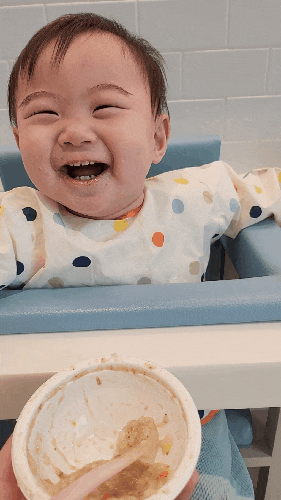  문화센터 수업 시 배냇밀 시판 이유식 추천해요