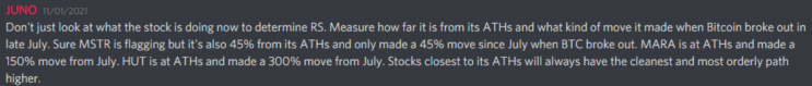  RS 판단 시 유의할 점 -2 <ATH & Other Stocks In Group>