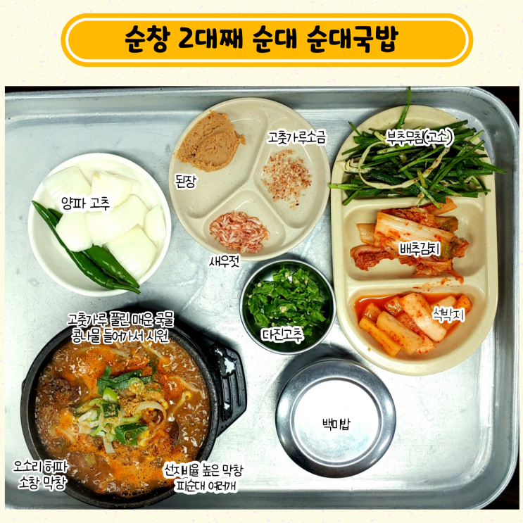  남도 피순대 여행 ③, 순창 2대째 순대 순대국