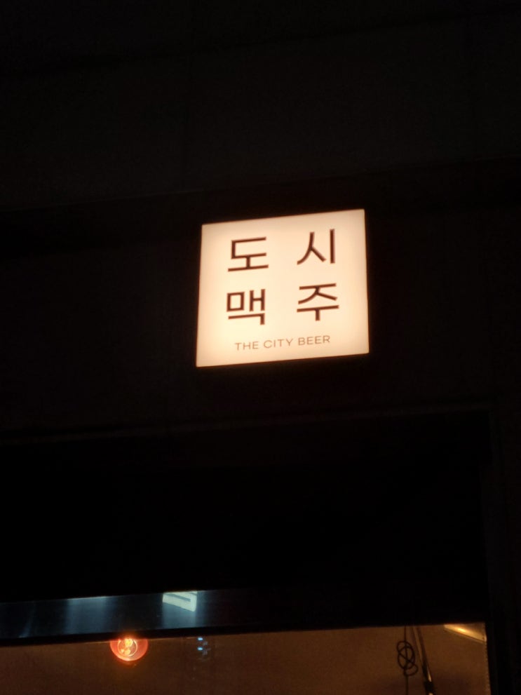  [동탄 술집: 능동, 기산동] 가볍게 한잔하러 가기 좋은 신상 술집, 도시맥주