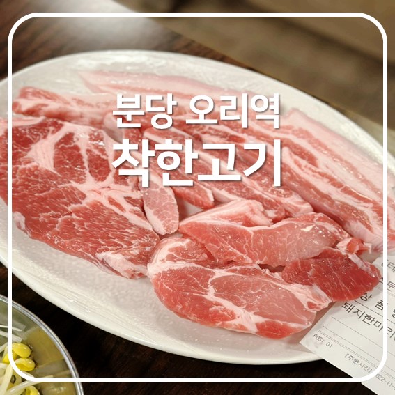  [분당 오리역] 착한고기 분당오리점
