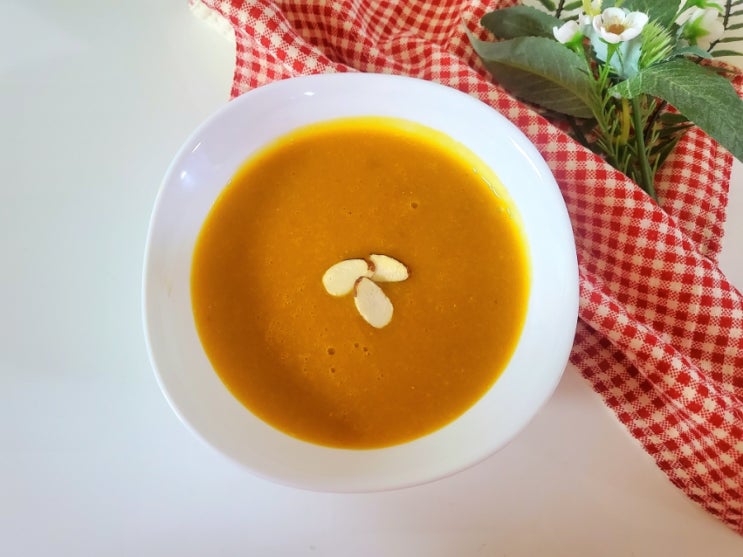  단호박죽 만들기. 양 조절 실패. 맛은 일품. 건강한 호박죽 만들기