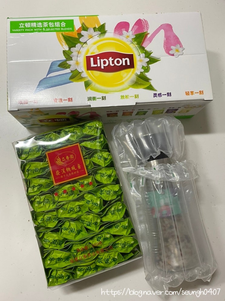 중국직구 타오바오간식 립톤과 잎차 추천!+ 상품번호