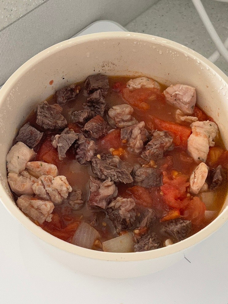  마녀스프 다이어트, 소고기 넣어 만든 레시피
