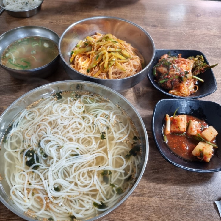  공주 산성시장 청양 분식 - 잔치 국수가 참 맛있는 곳