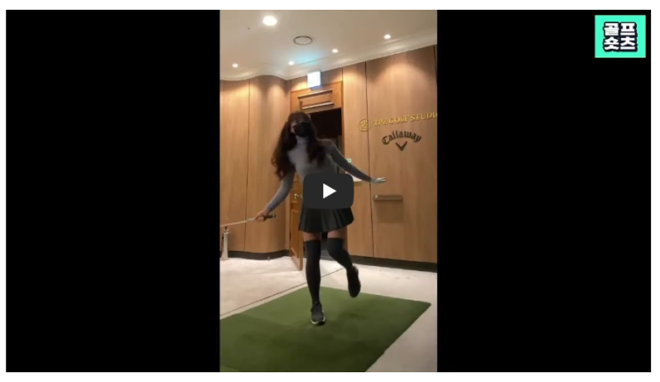  김은선 골프프로 와우~ 하체운동 장난 아니다!