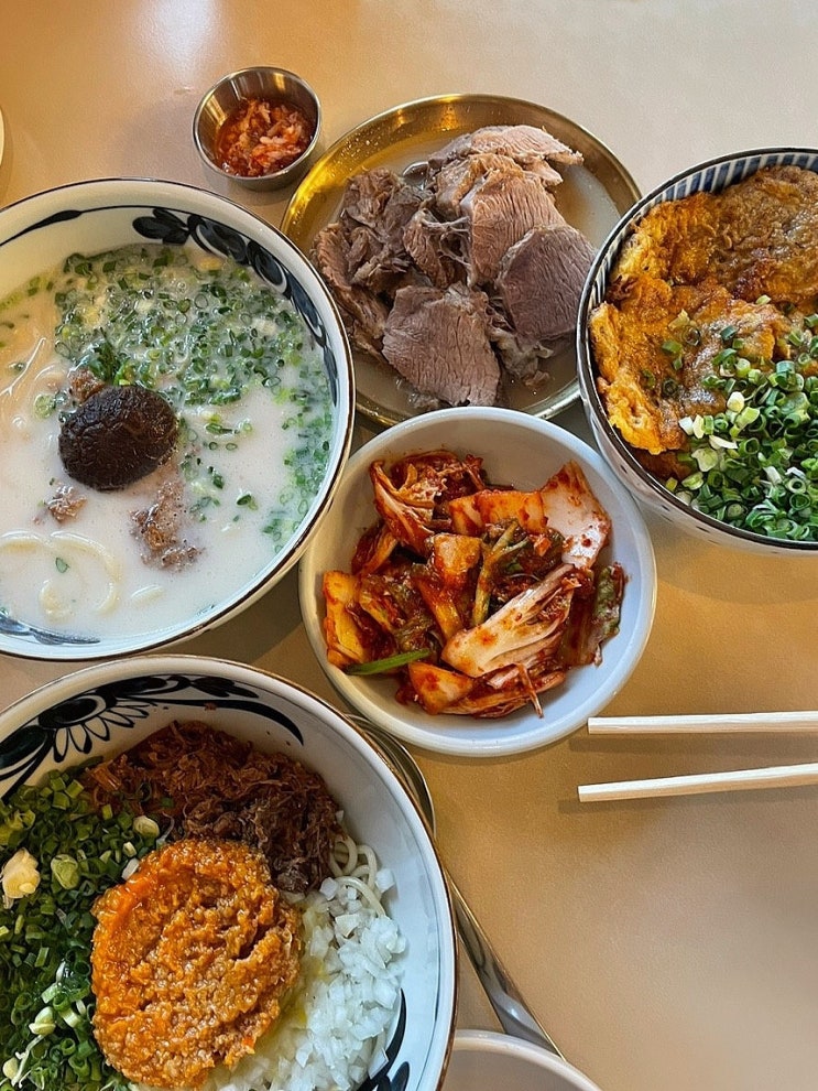  [동인천역 맛집] 개항로 레트로 감성 온면 식당 개항면 ! 개항로세트 , 육전덮밥 추천