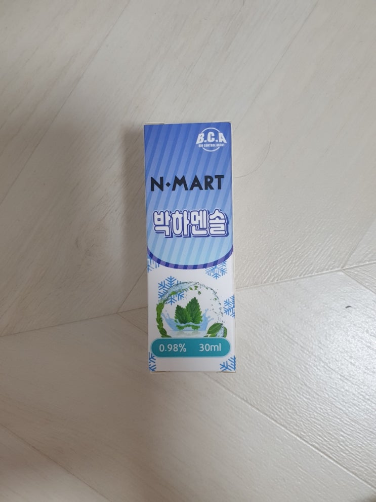 전자담배 박하사탕맛, 엔마트 박하멘솔 입호흡 액상 후기 리뷰