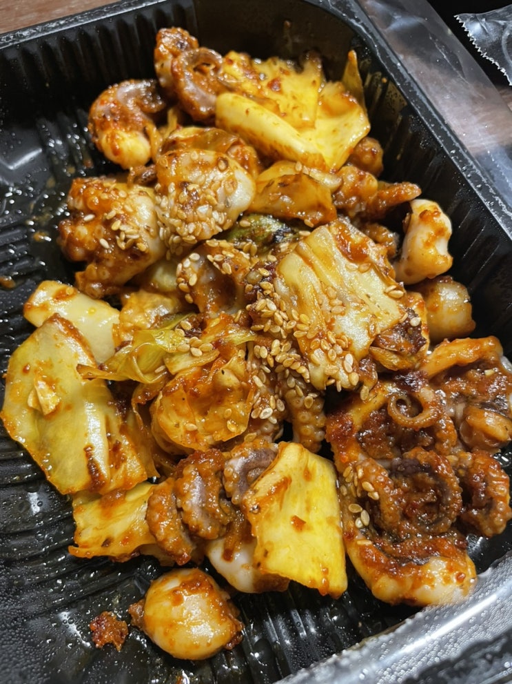  [과천 산촌신쭈꾸미] 배달비 5천원 내고 먹은 불향나는 쭈꾸미