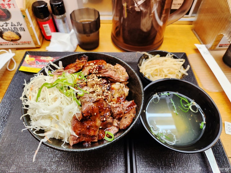 일본 오사카 난바 맛집 덮밥 찐맛집 고기극장 덴덴타운점