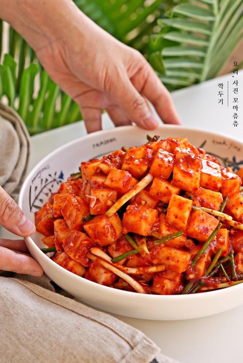 깍두기담그는법 박수받은 무김치 깍두기 담그기 만들기
